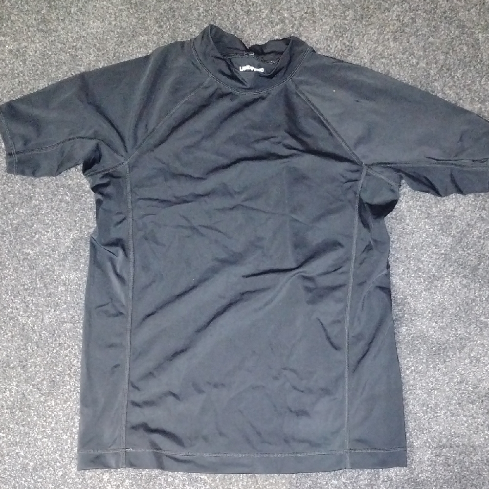 Lands' End Men's Black Rash Guard